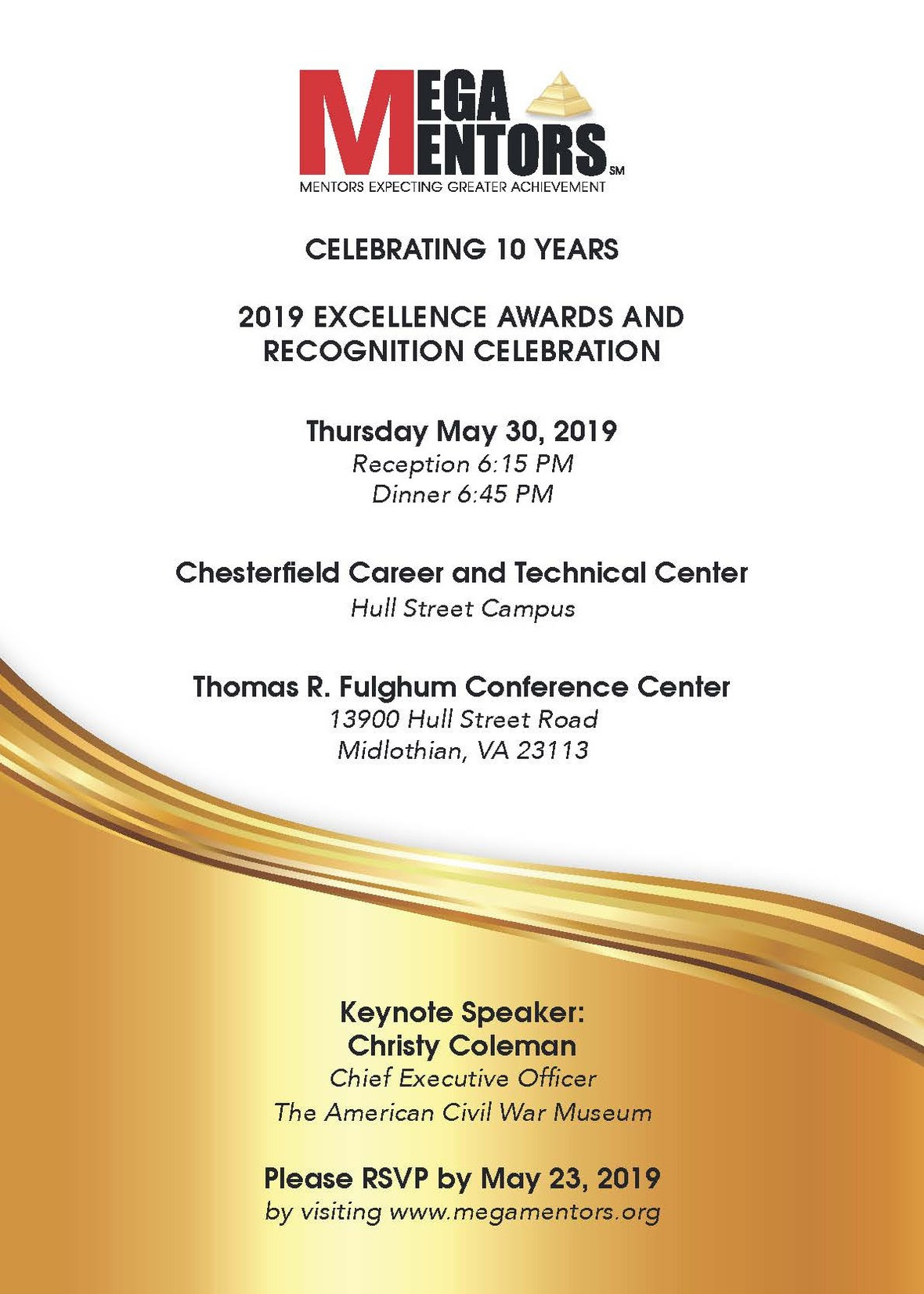 Recognition Event flyer 2019